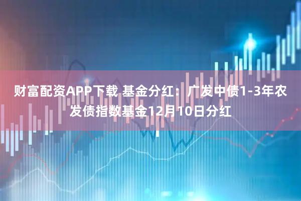 财富配资APP下载 基金分红：广发中债1-3年农发债指数基金12月10日分红