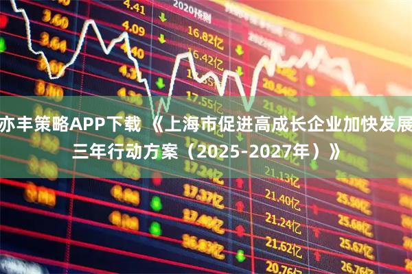 亦丰策略APP下载 《上海市促进高成长企业加快发展三年行动方案（2025-2027年）》