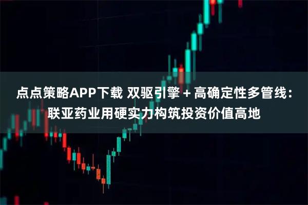 点点策略APP下载 双驱引擎＋高确定性多管线：联亚药业用硬实力构筑投资价值高地